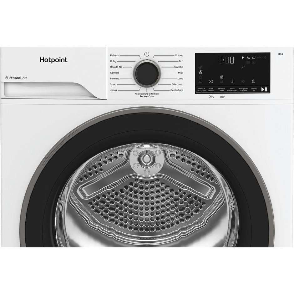 asciug snella 8kg c inv plana