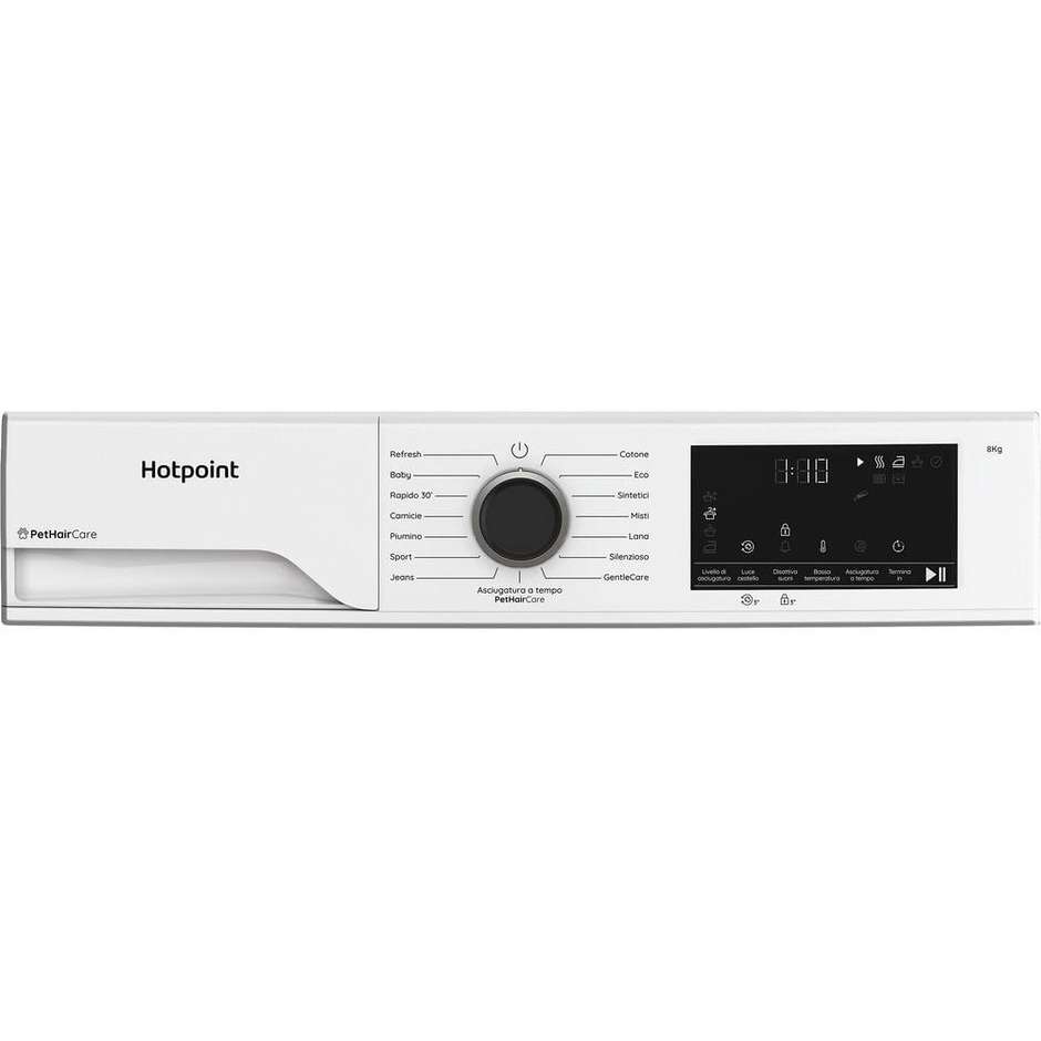 asciug snella 8kg c inv plana