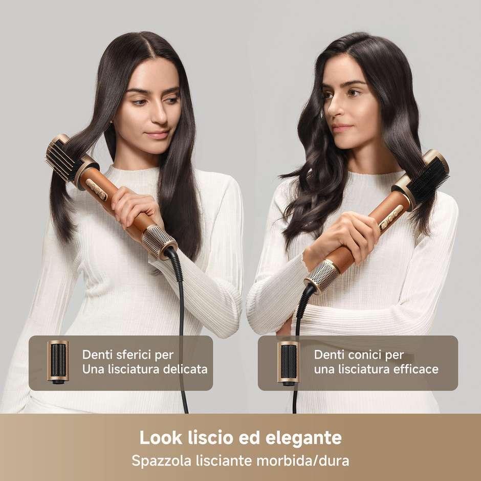 asciugacapelli multistyler kit 7in1 oro