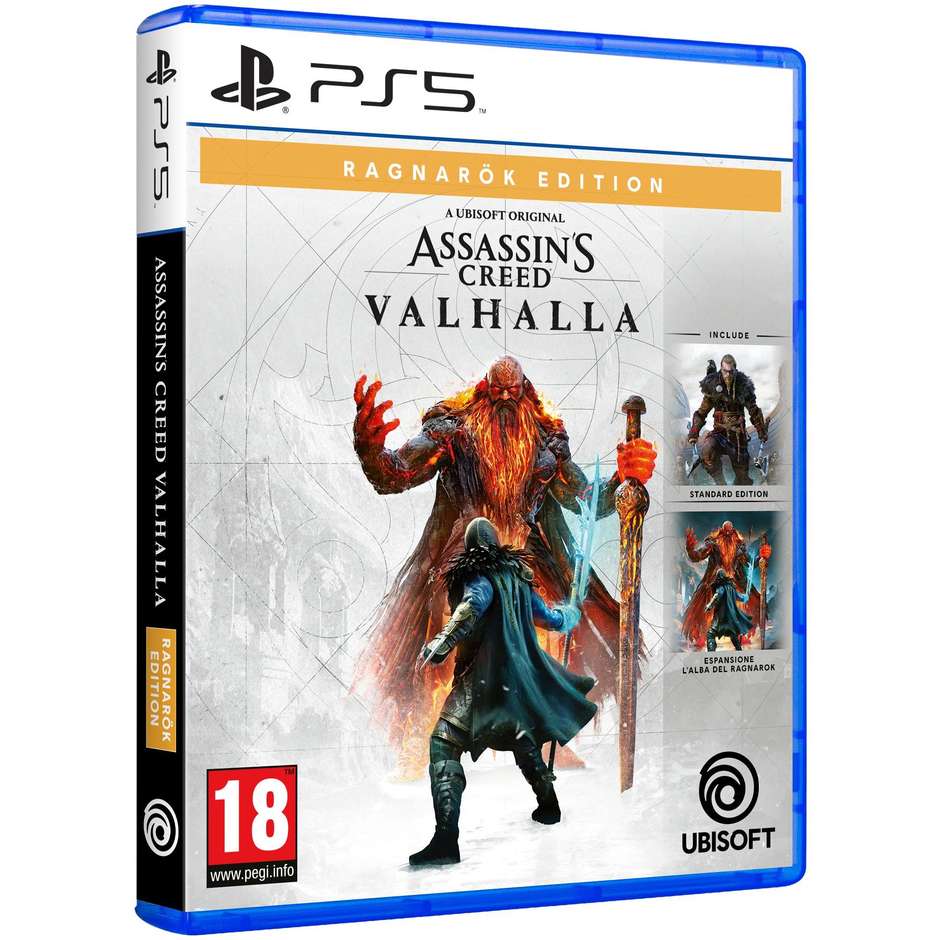 Assassin's Creed Ragnarok Edition per PlayStation 5, Blu-ray in italiano