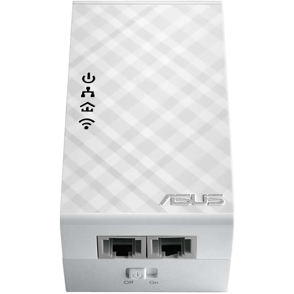 Asus PL-N12 N300 Adattatore Ethernet 2 porte colore bianco