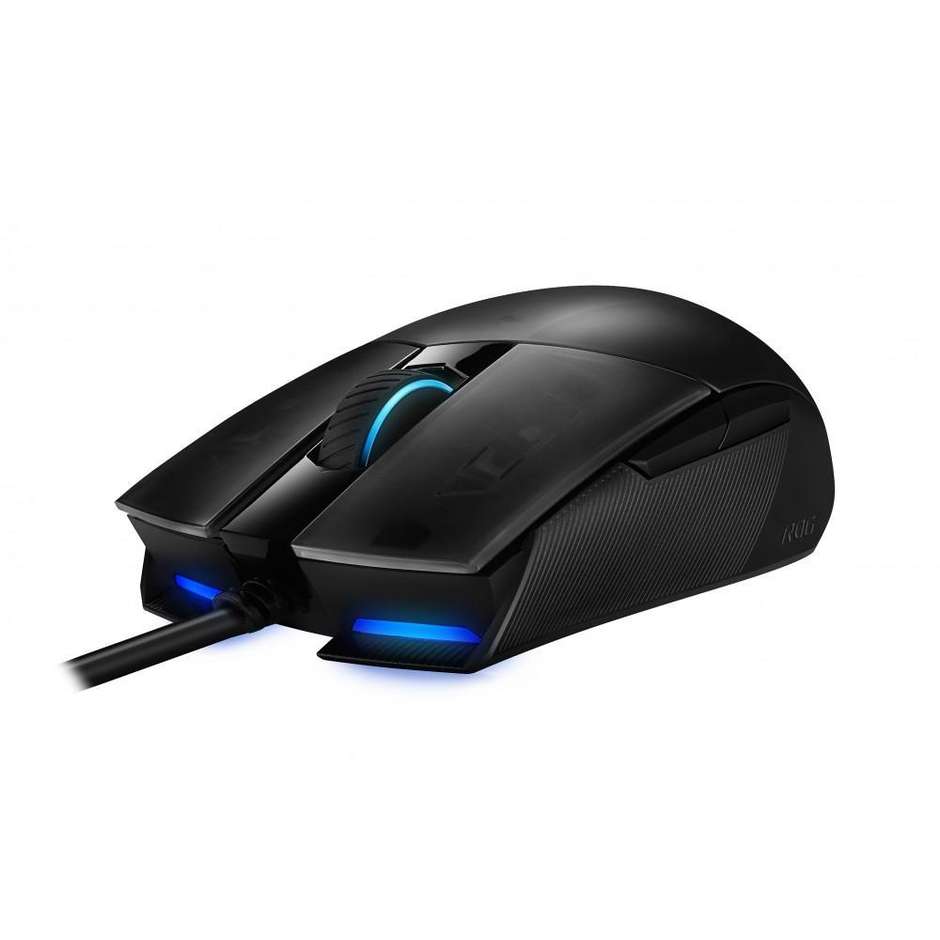 Asus ROG STRIX IMPACT II Mouse ergonomico USB colore nero