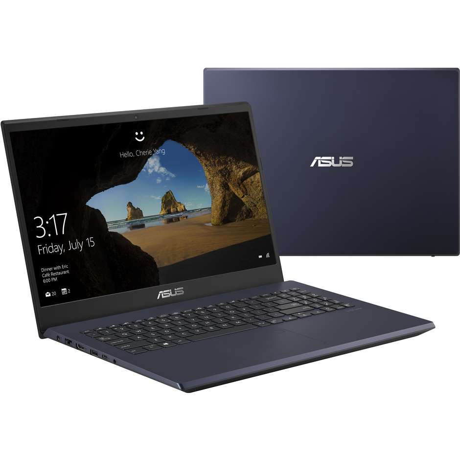 Asus Serie Laptop RX571 Notebook 15,6'' FHD Core i7-9 Ram 8 Gb SSD 256 Gb Windows 10 Home colore nero