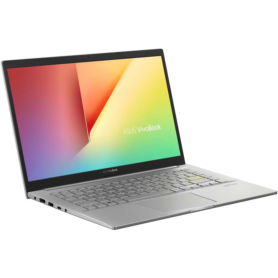 Asus VivoBook 14 K413EA-EB375W Notebook 14" Full HD Intel Core i5-11 Ram 8 Gb SSD 512 Gb Windows 11 Home colore Argento