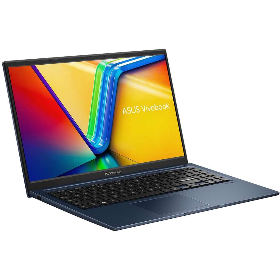 ASUS Vivobook 15 F1504VA-BQ126W Notebook 15,6" Full HD Ram 16 GB Memoria 512 GB Wi-Fi Windows 11 Home Colore Blu
