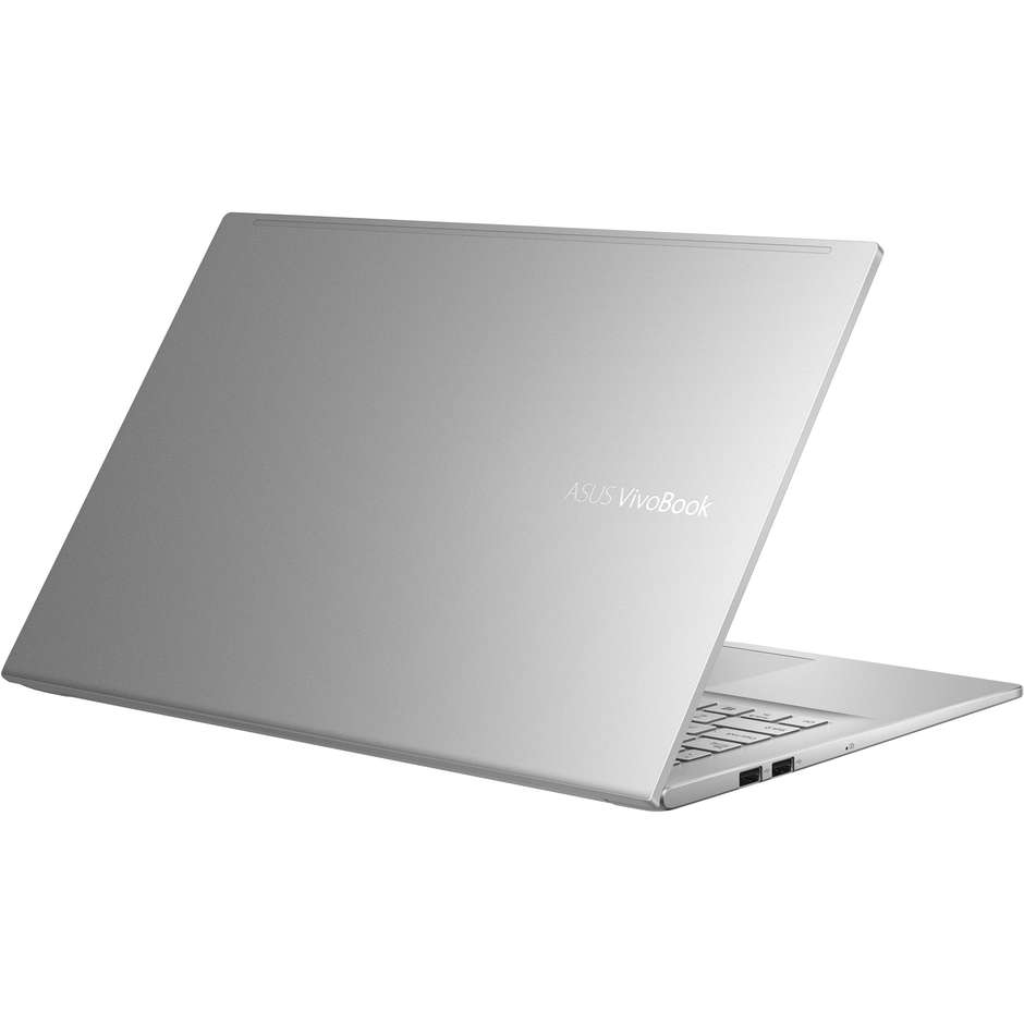 ASUS VivoBook 15 K513EA-BN1135T Notebook 15,6'' Full HD Intel Core i7-11 Ram 8 Gb SSD 512 Gb Windows 10 Home colore argento