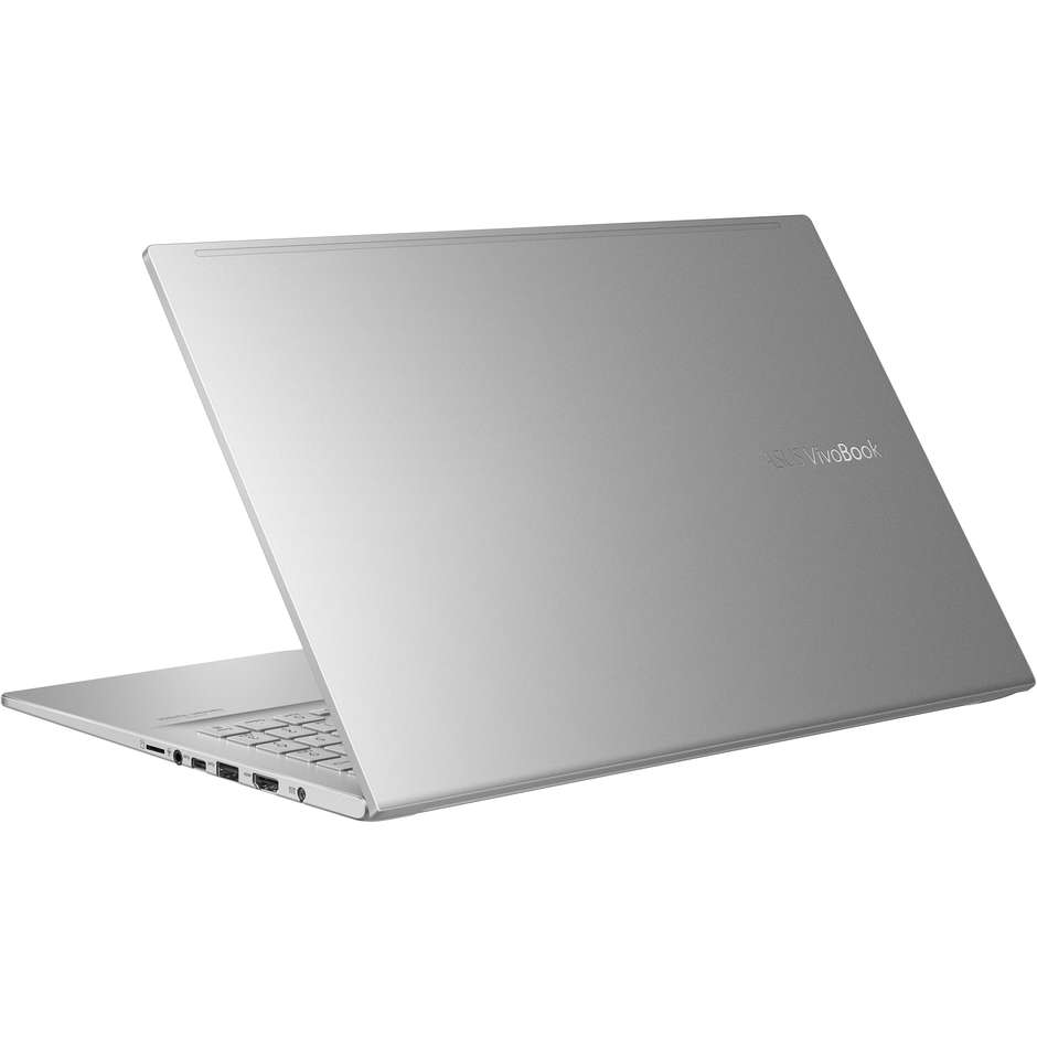 ASUS VivoBook 15 K513EA-BN1135T Notebook 15,6'' Full HD Intel Core i7-11 Ram 8 Gb SSD 512 Gb Windows 10 Home colore argento