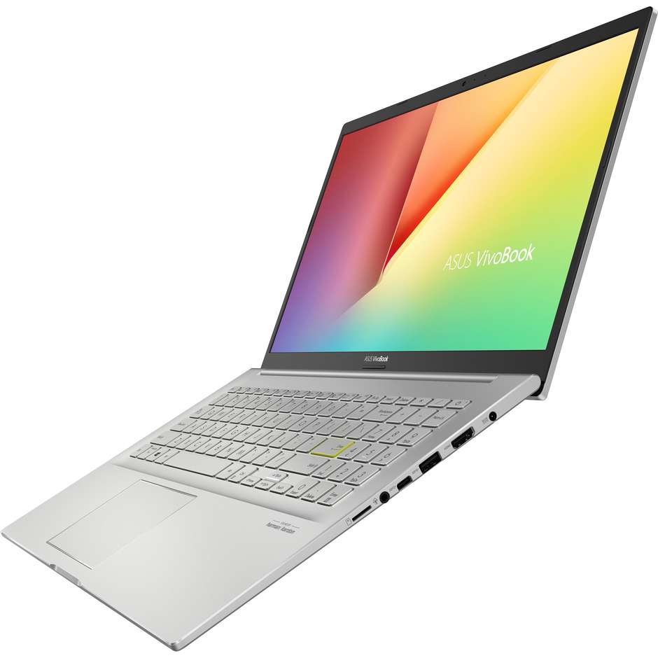ASUS VivoBook 15 M513IA-BQ143T Notebook 15,6'' Full HD AMD Ryzen 7 Ram 8 Gb SSD 512 Gb Windows 10 Home colore argento