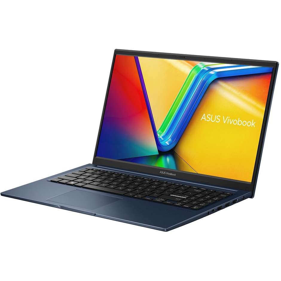 ASUS Vivobook 15 Notebook 15.6" Full HD Ram 8 GB Memoria 512 GB Windows 11 Home Colore Blu