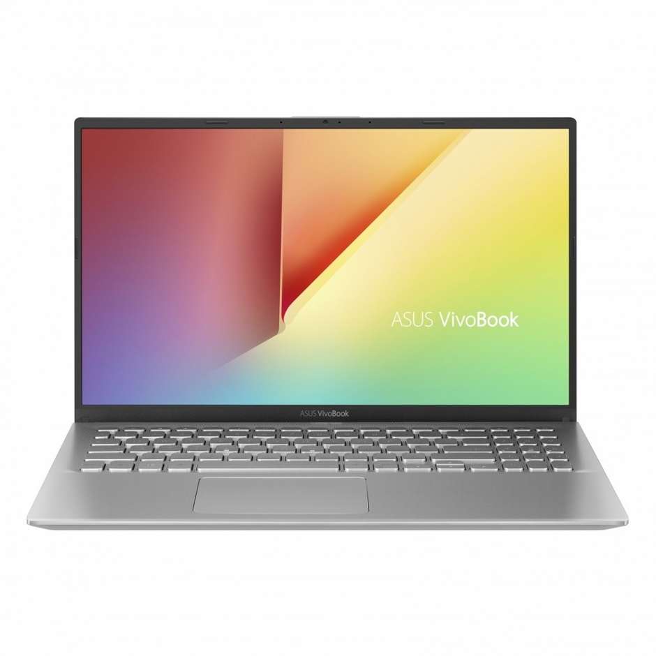 Asus VivoBook 15 S512JP-BQ397T Notebook 15.6" Intel Core i7-1065G7 Ram 8 GB SSD 256 GB Windows 10 Home colore Argento