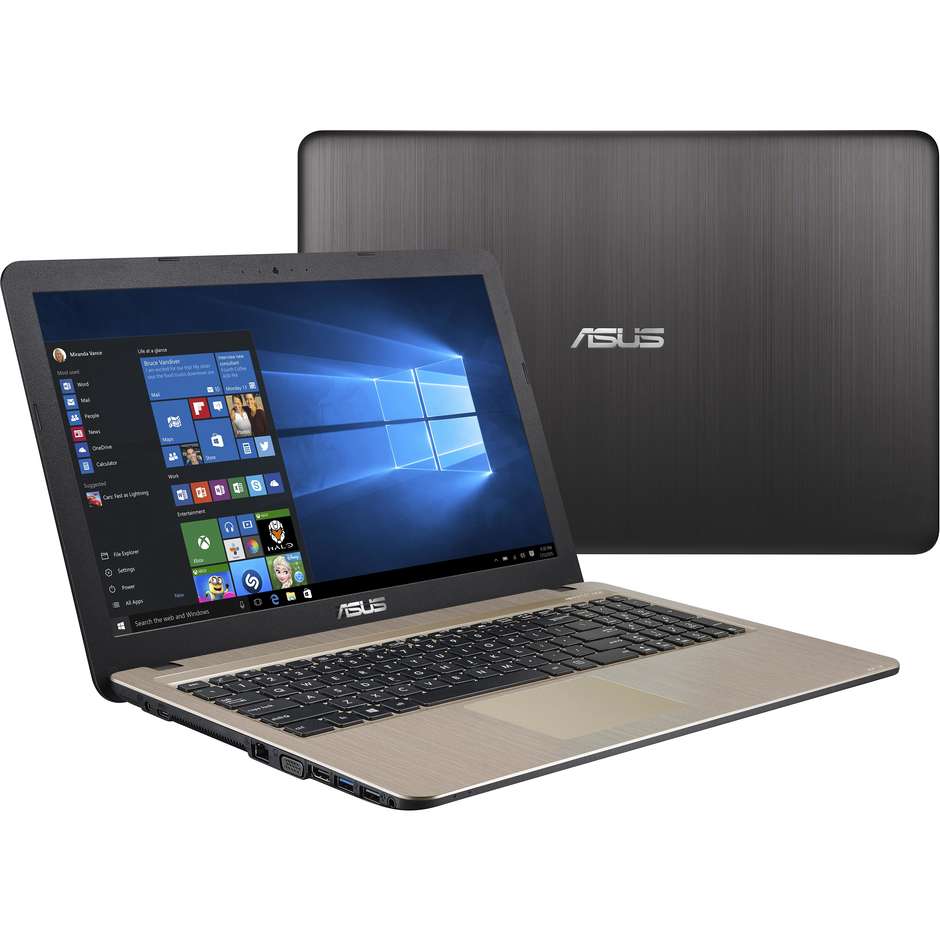 Asus VivoBook 15 X540UA-GQ901R Notebook 15.6" Intel Core i5-8250U Ram 4 GB SSD 256 GB Windows 10 Pro