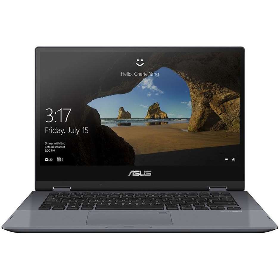 Asus VivoBook Flip TP412FA-EC039T Notebook 2in1 14" Intel Core i7-8565U Ram 8 GB SSD 512 GB Windows 10 Home
