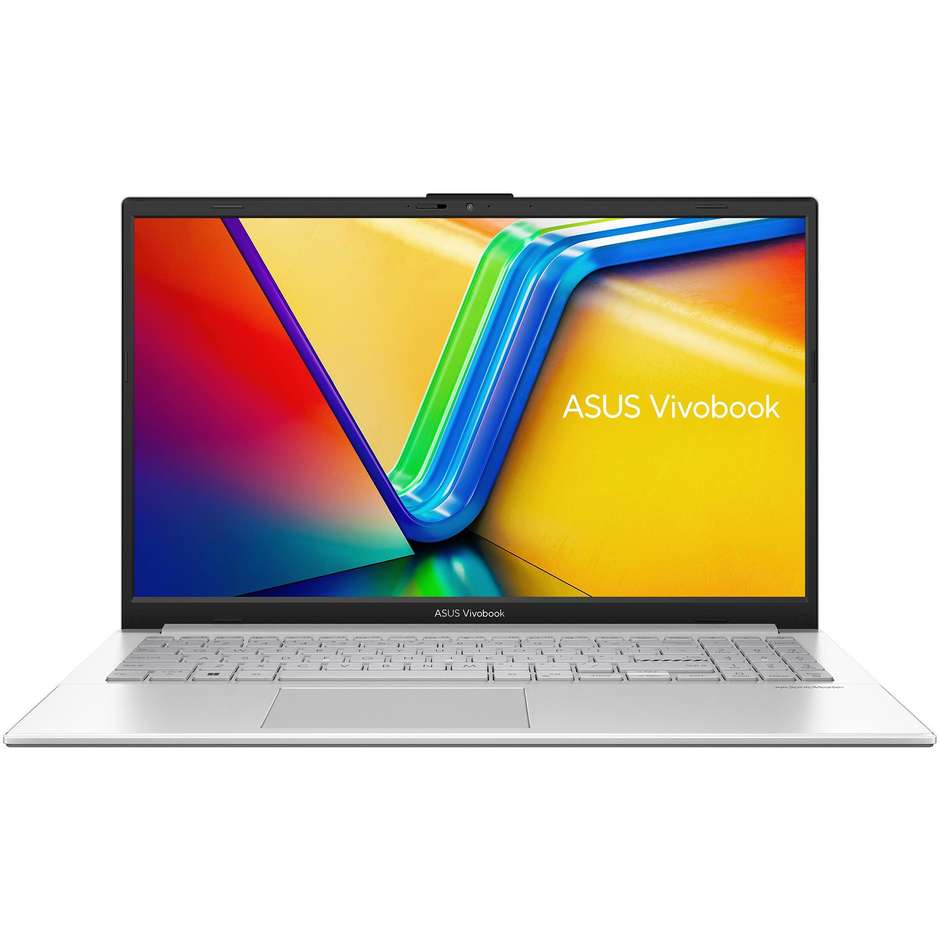 ASUS Vivobook Go 15 15.6" Full HD Ram 16 GB Memoria 512 GB Wi-Fi Windows 11 Home Colore Argento