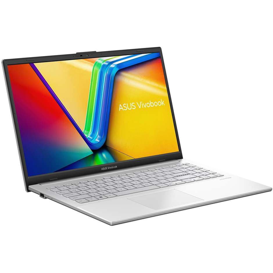 ASUS Vivobook Go 15 15.6" Full HD Ram 16 GB Memoria 512 GB Wi-Fi Windows 11 Home Colore Argento