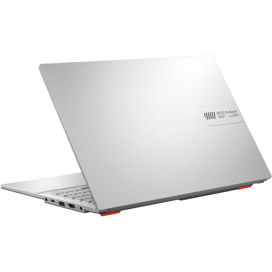 ASUS Vivobook Go 15 15.6" Full HD Ram 16 GB Memoria 512 GB Wi-Fi Windows 11 Home Colore Argento