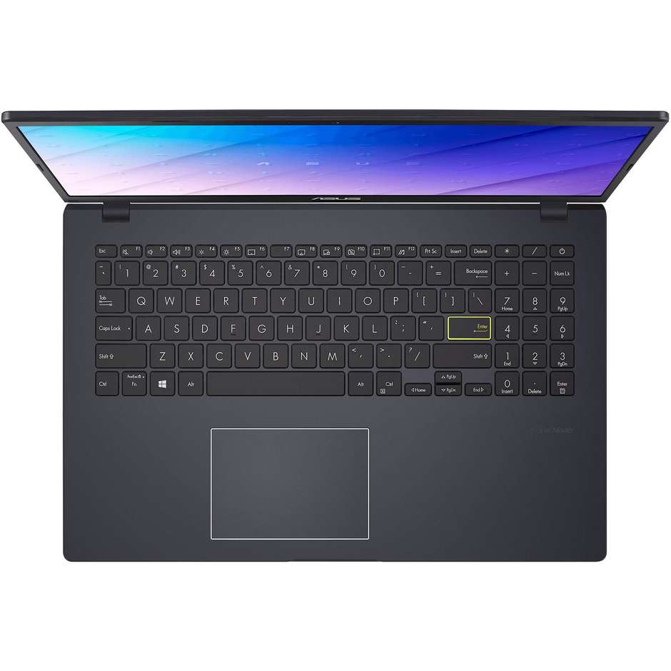 ASUS Vivobook Go 15 E510KA Notebook 15,6" Full HD Intel Celeron N4500 RAM 4 GB Memoria 128 GB Wi-Fi Windows 11 Home in S Mode Nero