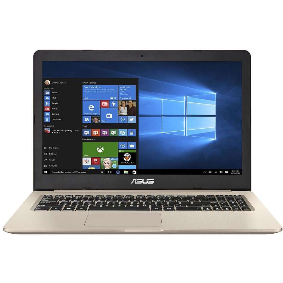 Asus VivoBook Pro N580GD-FI018T Notebook 15.6" Intel Core i7-8750H Ram 16 GB HDD 1000 GB SSD 512 GB Windows 10 Home