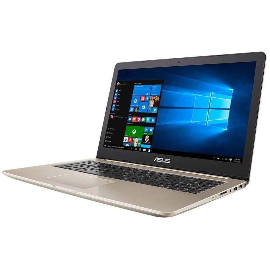 Asus VivoBook Pro N580VN-DM0 Notebook Processore Intel i7-7700HQ Ram 16 Gb HDD 1Tb+128 Gb SSD colore Oro Metallico