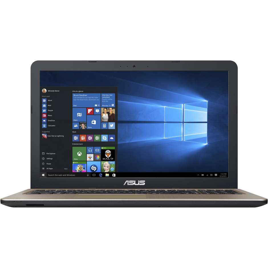 Asus X540BA-GQ212 Notebook 15.6" AMD A6-9225 Ram 4 GB HDD 500 GB FreeDos