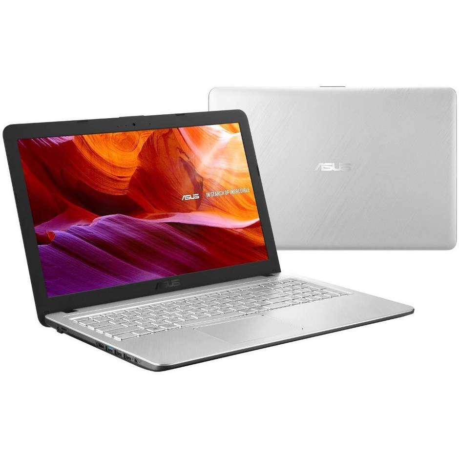 Asus X543UA-GQ1860T Notebook 15.6" Intel Pentium N4415U Ram 4 GB HDD 500 GB Windows 10 Home