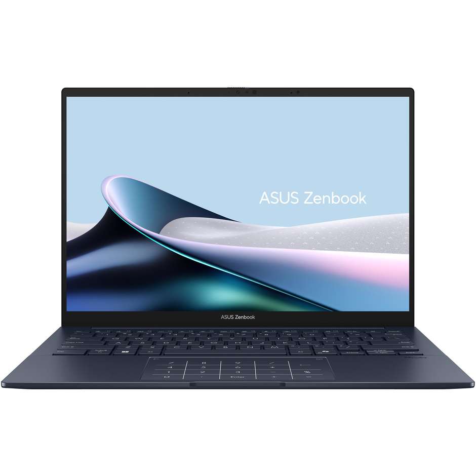 ASUS Zenbook 14 OLED UX3405CA-PZ495W Notebook 14" Ram 16 GB Memoria 1 TB Windows 11 Home Colore Blu