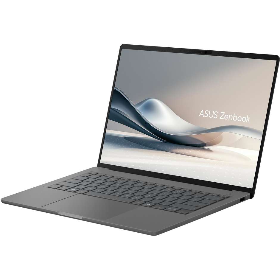 ASUS Zenbook A14 Notebook 14" Ram 16 GB Memoria 512 GB Wi-Fi Windows 11 Home Colore Grigio