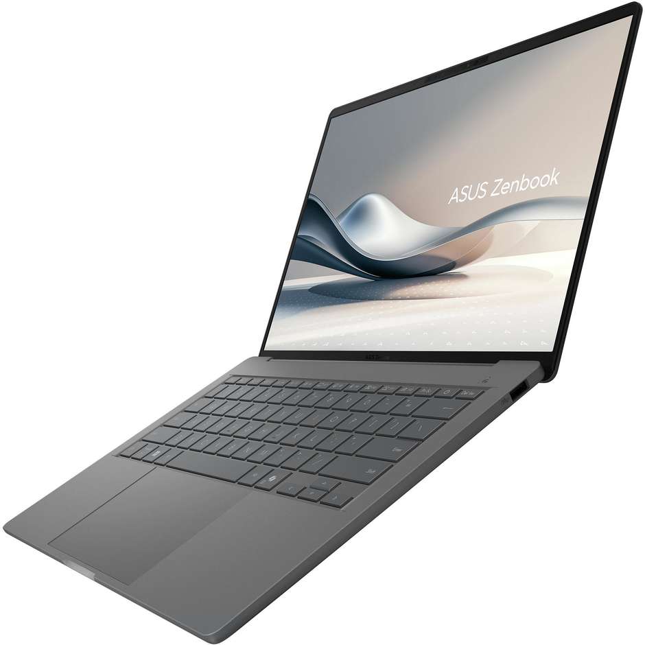 ASUS Zenbook A14 Notebook 14" Ram 16 GB Memoria 512 GB Wi-Fi Windows 11 Home Colore Grigio
