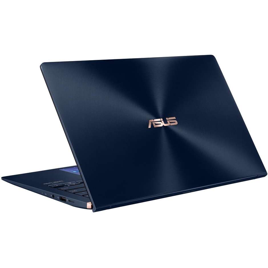 Asus ZENBOOK UX434FL Notebook 14'' FHD Core i7-10 Core i7-10 Ram 16 Gb SSD 512 Gb Windows 10 Pro colore blu