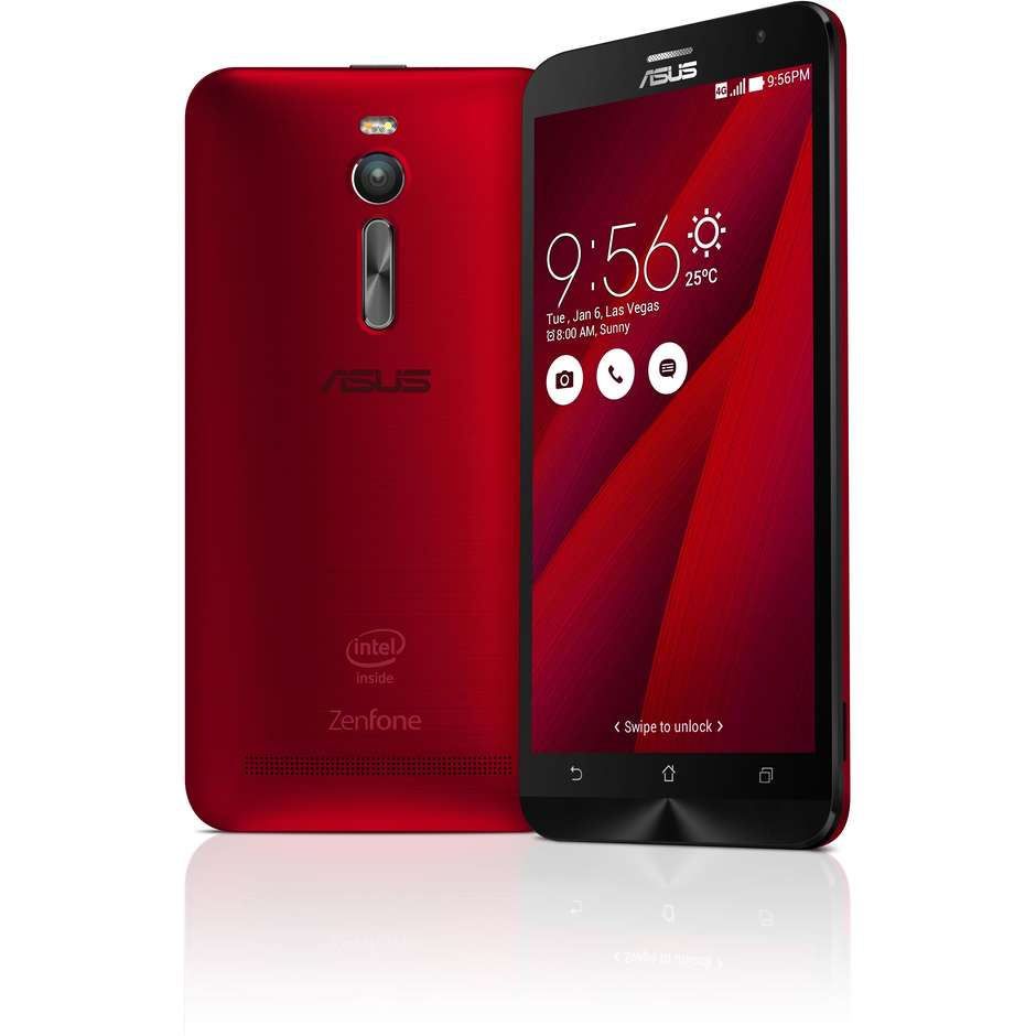 Asus Zenfone 2 colore Rosso Smartphone Dual sim