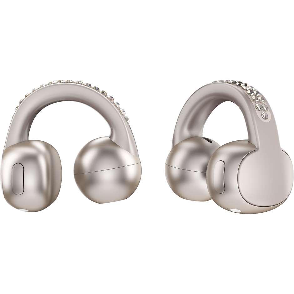auricolare bt tws open-ear batteria 37ore con cus