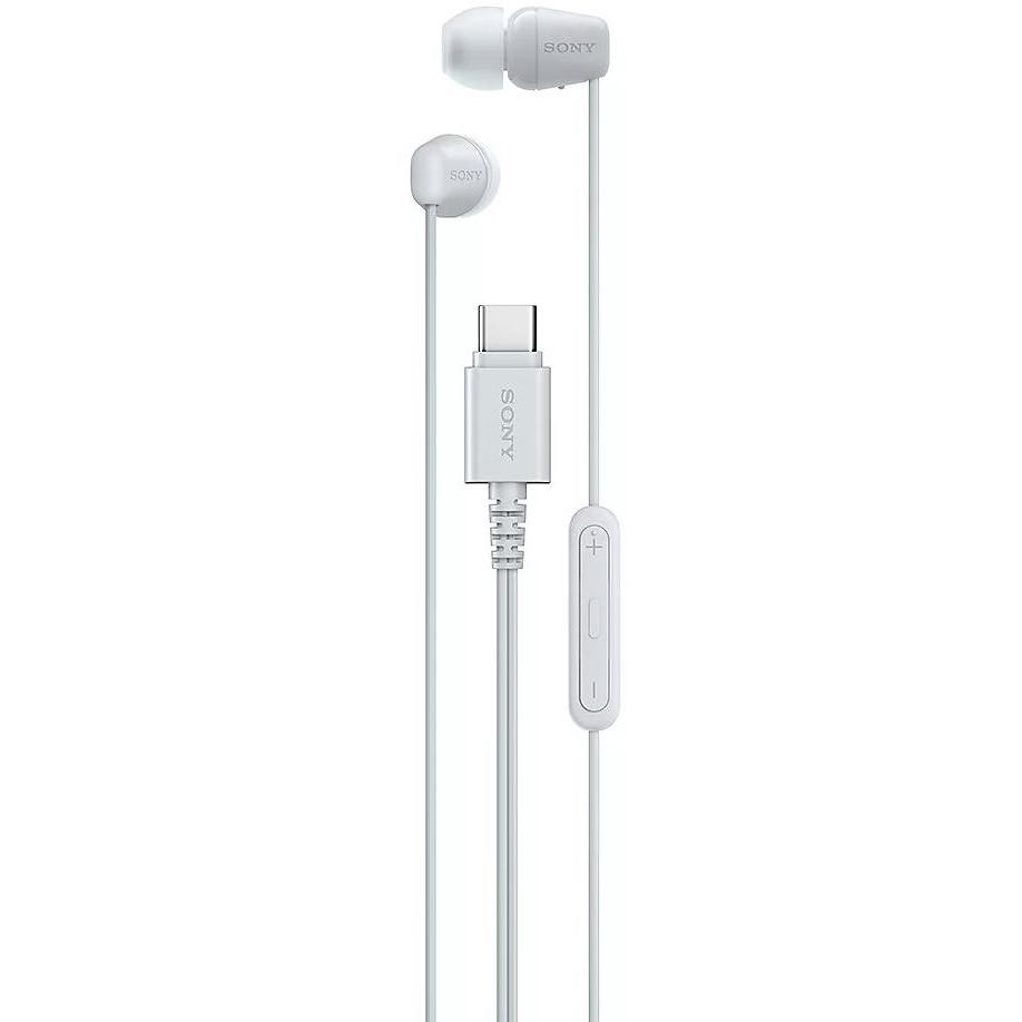 auricolare in ear con mic white type c