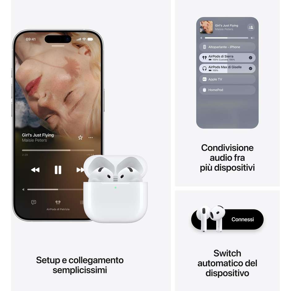 auricolari bt tws airpods 5