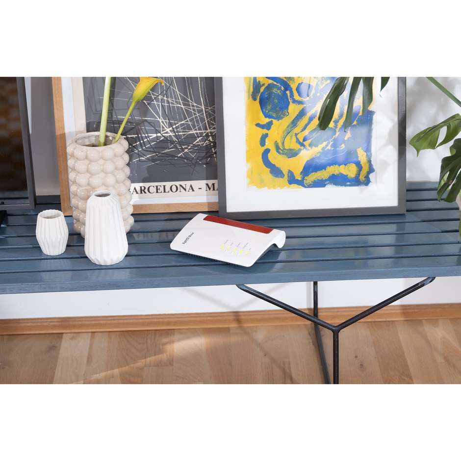 AVM FRITZ!Box 7510 (20002997) Modem Router VDSL Supervectoring Wi-Fi 6 600 Mbit/s Porta Gigabit DECT Bianco