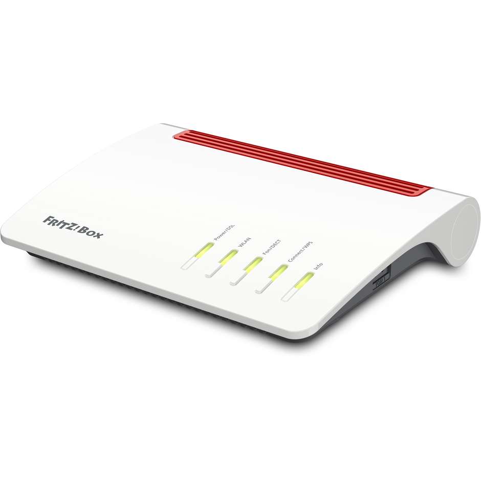 AVM FRITZ BOX 7590 Modem Router Wi-Fi VDSL / Fibra Dual-band (2.4 GHz / 5 GHz) 10,100,1000 Mbps Colore White