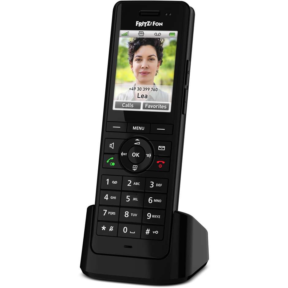 AVM FRITZ Fon X6 INT Telefono DECT Identificatore di chiamata Colore Nero