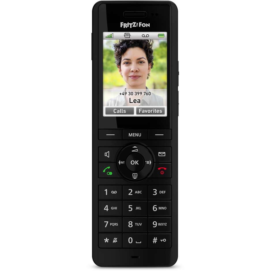 AVM FRITZ Fon X6 INT Telefono DECT Identificatore di chiamata Colore Nero