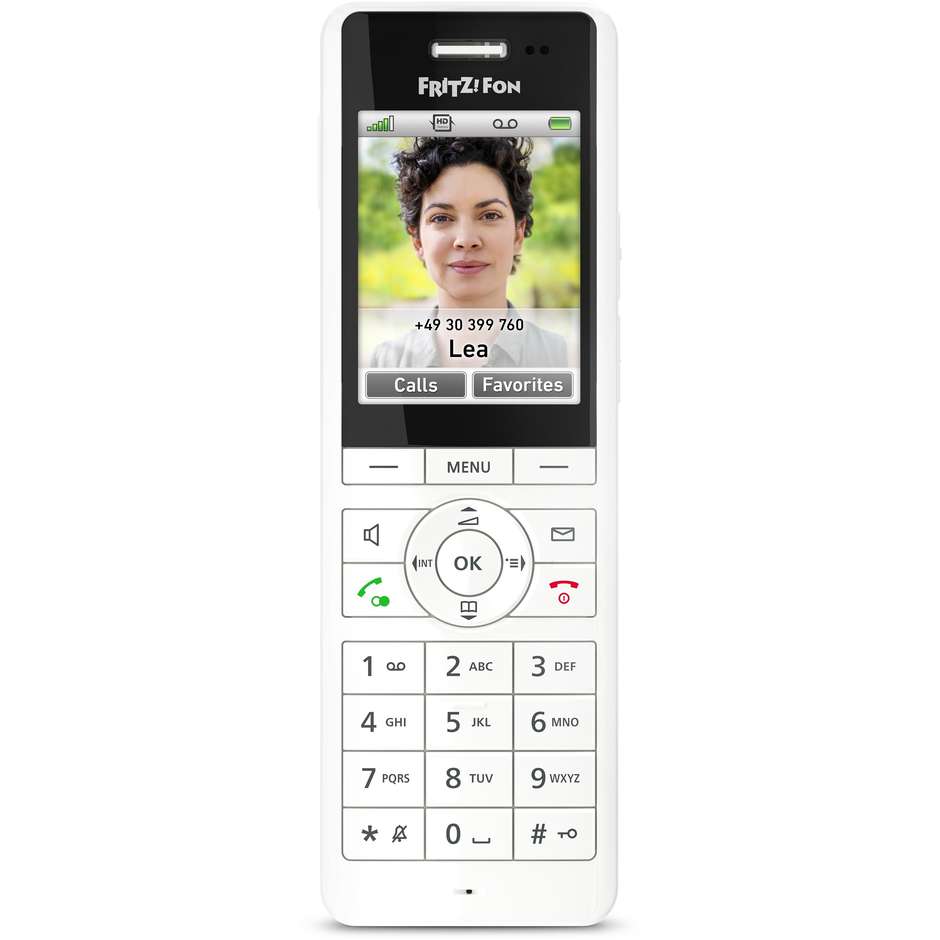 AVM FRITZ Fon X6 Telefono DECT Identificatore di chiamata Colore Bianco