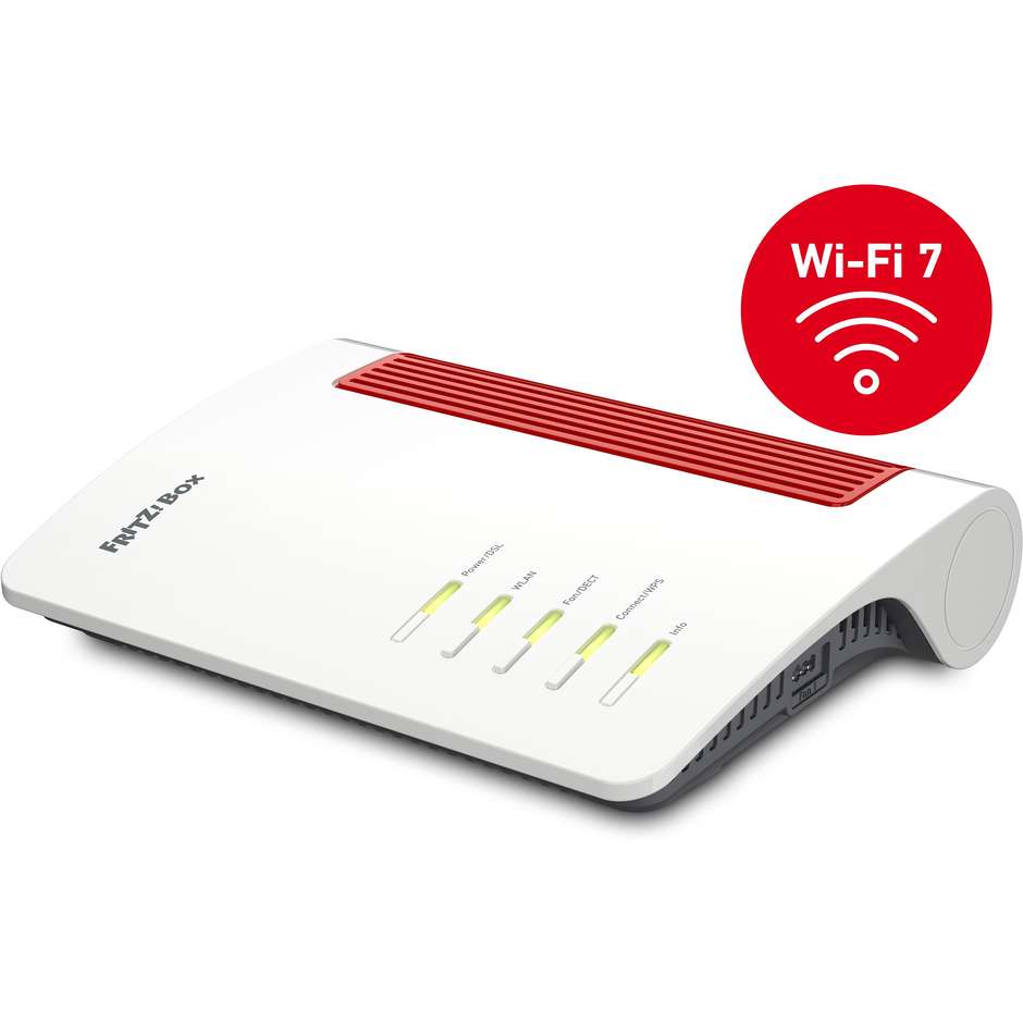 AVM FRITZ FRITZ!BOX 7690 20003079 Router Wi-Fi Gigabit Mesh Dual-band (2.4 GHz / 5 GHz) 10,100,1000 Mbps Colore White