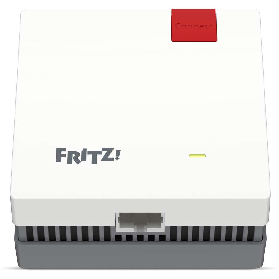 AVM FRITZ!Repeater 1700 Ripetitore Dual-Band Wi-Fi 7 fino a 3568Mbps con Porta Gigabit LAN e Rete Mesh - Bianco