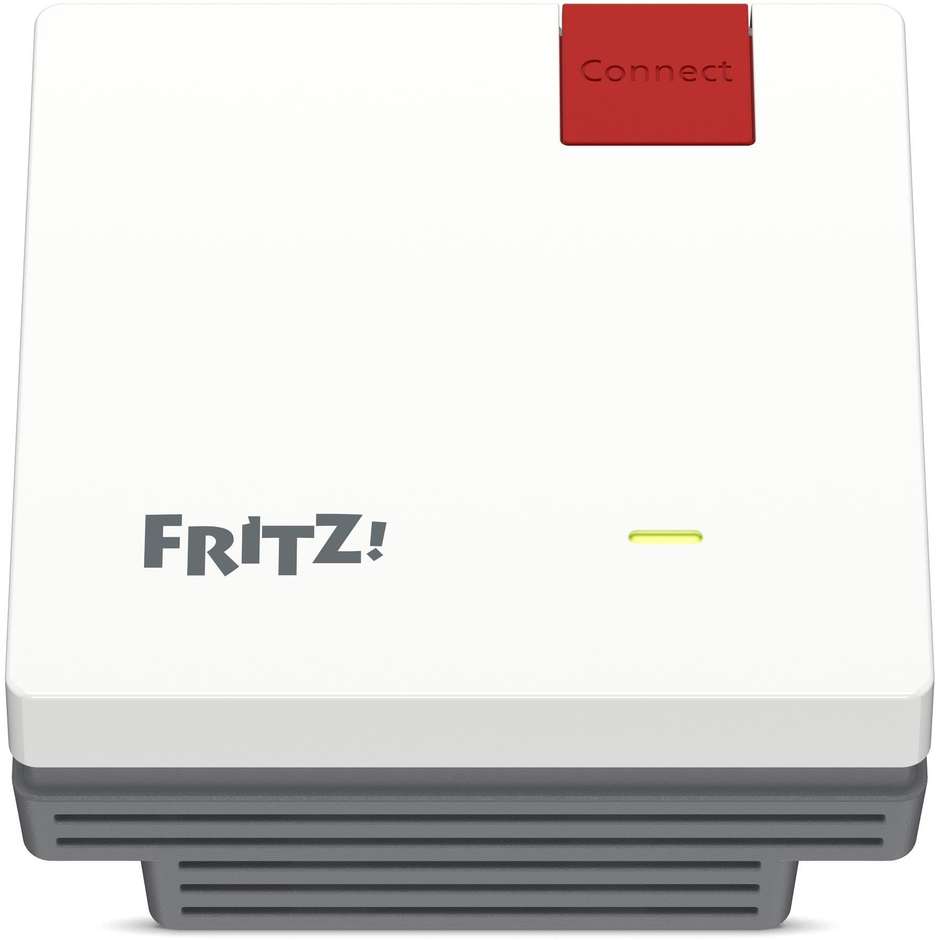 AVM FRITZ!Repeater 600 Ripetitore Wi-Fi N fino a 600Mbps Formato Ultracompatto da Presa con Supporto Mesh - Bianco