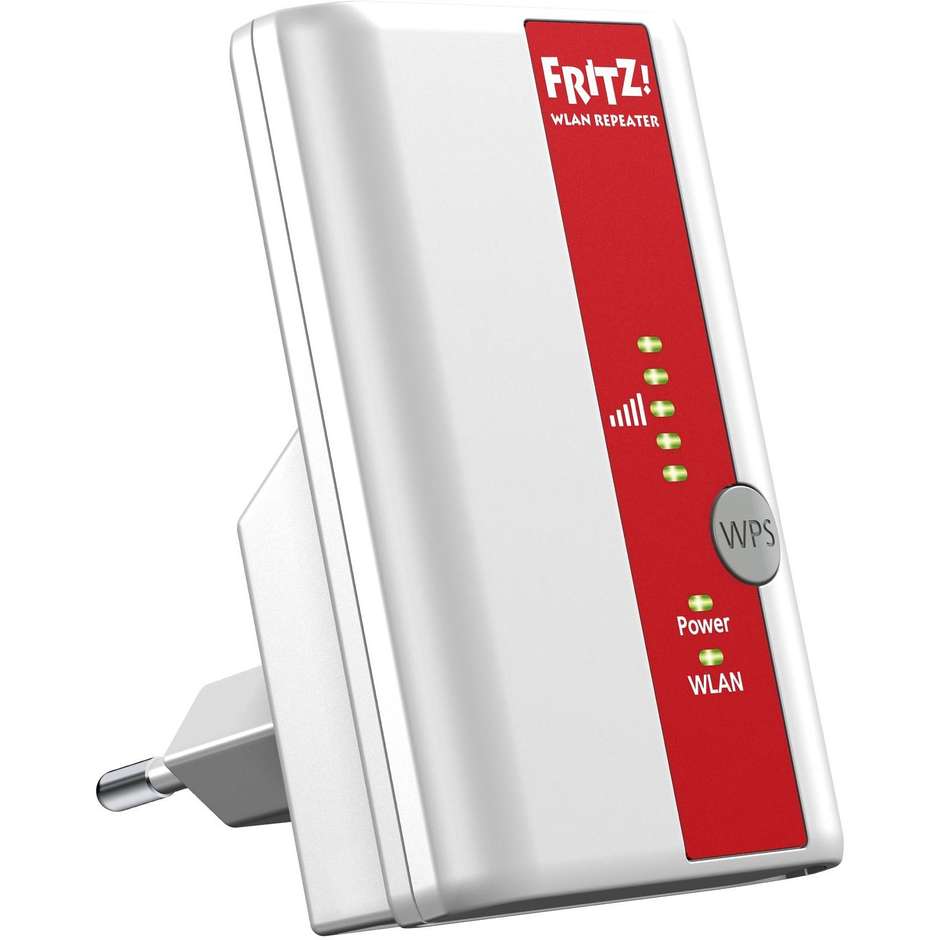 AVM Fritz!WLAN Repeater 310 WiFi Extender universale 300 Mbit/s colore Bianco,rosso