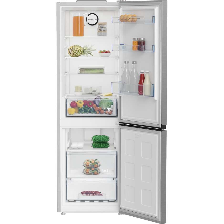 Beko B1RCNE364XB Frigorifero Combinato a Libera installazione Capacita 316 Lt Classe E Colore Acciaio inox