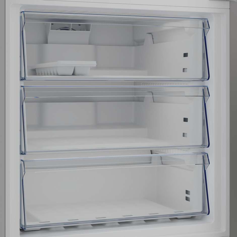 Beko B3RCNE564HG Frigorifero Combinato Formato 70 cm AeroFlow HarvestFresh 490 L Classe E Grigio