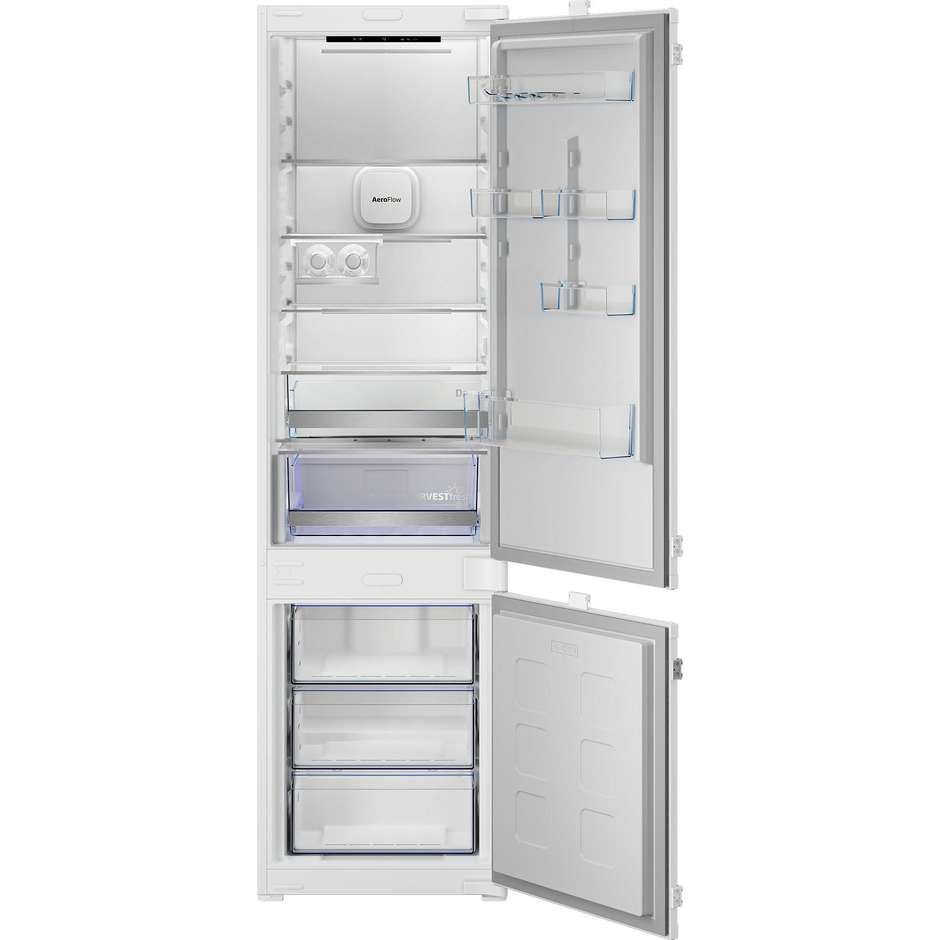 Beko B7BCNA325HS1 Frigorifero da incasso combinato 300 L No Frost Wi-Fi Bianco