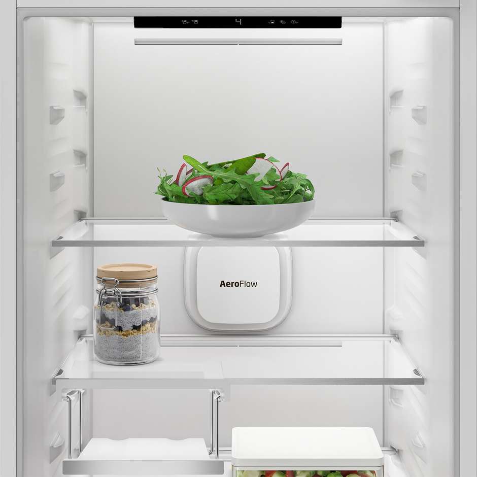 Beko B7BCNA325HS1 Frigorifero da incasso combinato 300 L No Frost Wi-Fi Bianco