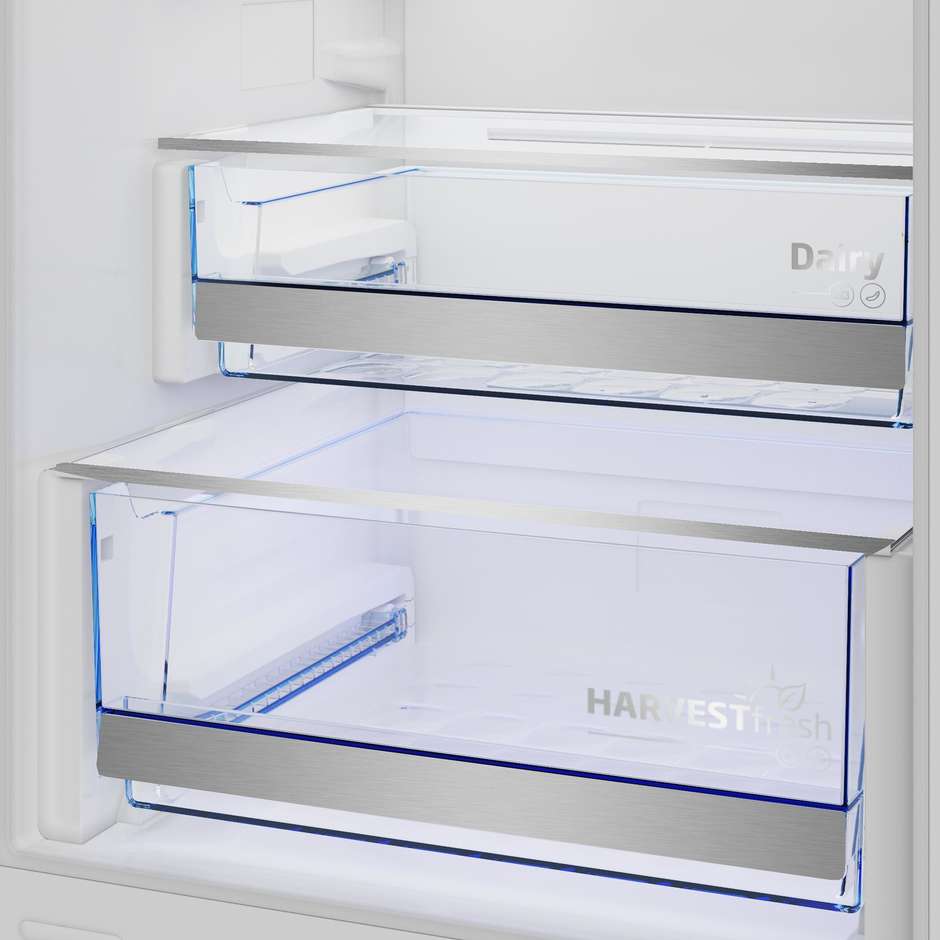 Beko B7BCNA325HS1 Frigorifero da incasso combinato 300 L No Frost Wi-Fi Bianco