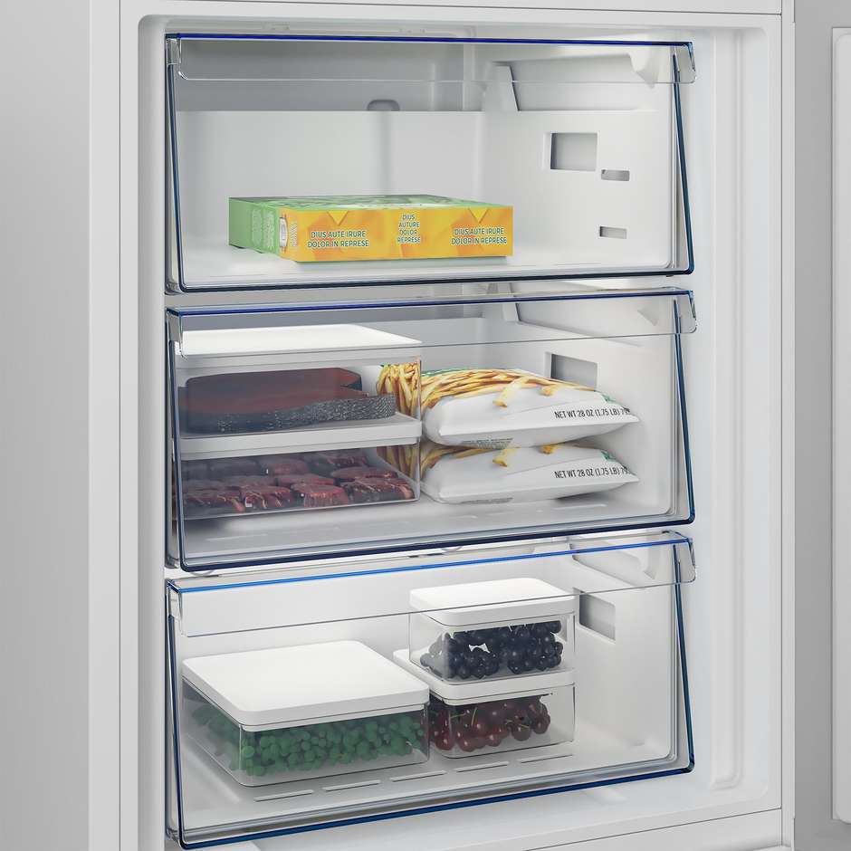 Beko B7BCNA325HS1 Frigorifero da incasso combinato 300 L No Frost Wi-Fi Bianco