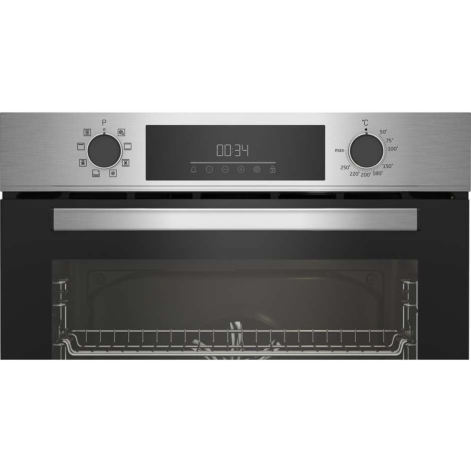 BEKO BBIM12300X Forno da Incasso Multifunzione 72 L Classe A Idrolitico Vapor Clean Acciaio Inox