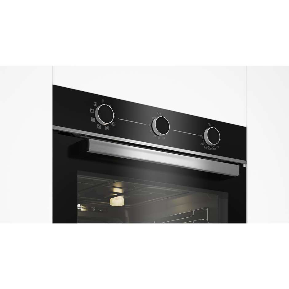 BEKO BBIM13100X Forno da Incasso Multifunzione 72 L Classe A Idrolitico Vapor Clean Nero