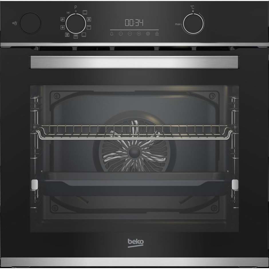 Beko BBIS13300XPE forno da incasso 72 L pirolitico e assistito a vapore, inox